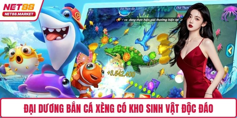 Đại dương bắn cá xèng có kho sinh vật độc đáo
